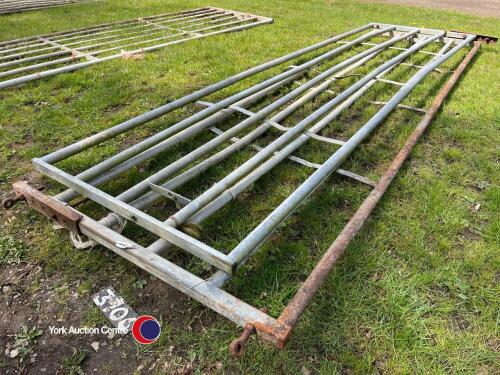2 x 13ft6in galvanised gates