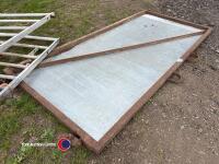 9ft sheeted gate - 2