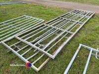 2 galvanised farm gate, used - 2