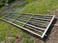 2 galvanised farm gate, used - 3
