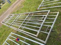 2 galvanised farm gate, used - 4