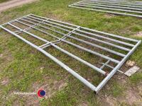 12ft galvanised field gate - 2