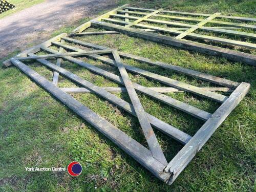 12ft wooden gate