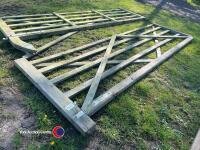 12ft wooden gate - 2