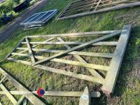 12ft wooden gate - 3