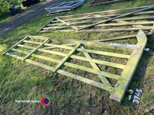 12ft wooden gate