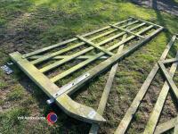 12ft wooden gate - 2