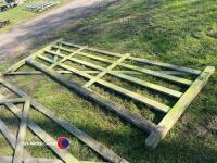 12ft wooden gate - 3