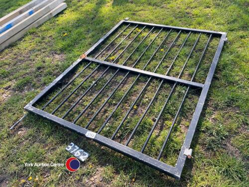 Black steel gate