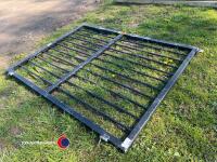 Black steel gate - 3