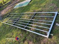 New galvanised field gate 13ft, 4m - 3