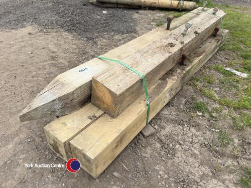 5 x square gate posts