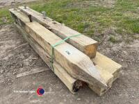 5 x square gate posts - 2