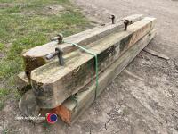 5 x square gate posts - 3