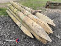 Pack of large round posts - 2