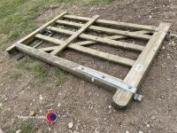 5ft 6in wooden gate - 2