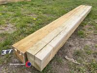 2 x 6x6 gate posts 2.4m pressure treated