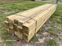20 x fence posts 3x5 pressure treated 2.4m
