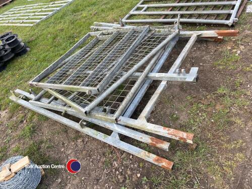3 x sheep gates with frames, 5ft x 4ft
