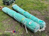 2 x rolls of green netting