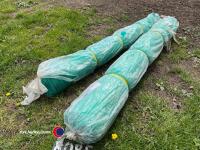 2 x rolls of green netting - 2