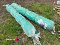 2 x rolls of green netting - 3