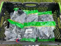 Electric fencing fittings for wooden fencing, new in 13 bags