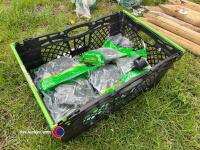 Electric fencing fittings for wooden fencing, new in 13 bags - 3