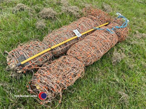 2 x electric sheep netting with good pins
