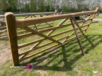 10ft wooden gate - 2