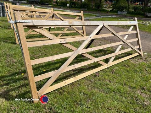 12ft wooden gate