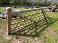 12ft wooden gate - 3