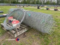 Pallet of fencing materials