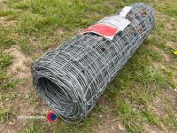 50m roll of stock fencing, new