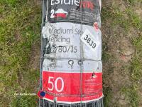 50m roll of stock fencing, new - 2