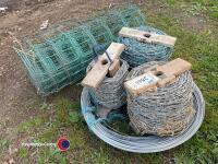 Assortment of fencing wire - 2