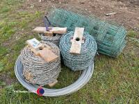 Assortment of fencing wire - 3