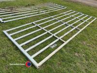 12ft heavy duty galvanised gate