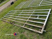 12ft heavy duty galvanised gate - 2