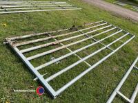 12ft heavy duty galvanised gate - 3