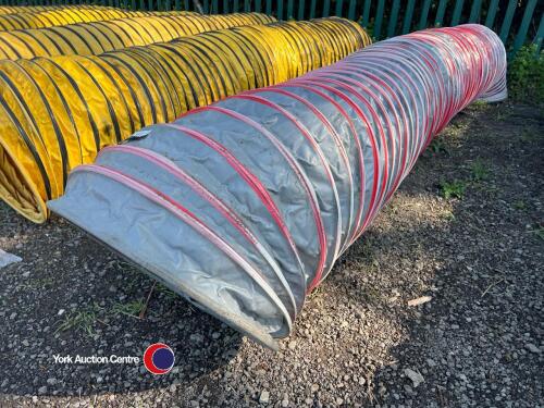 5m anti-slip tunnel, grey with red binding