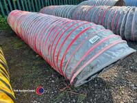 5m anti-slip tunnel, grey with red binding - 2