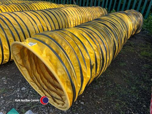 5m anti-slip tunnel, yellow with black binding