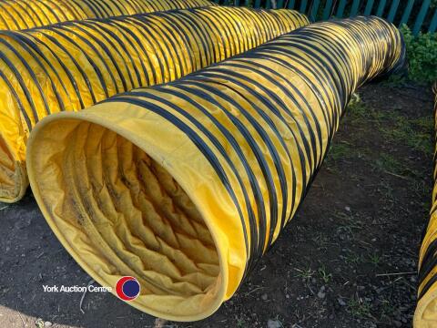 6m anti-slip tunnel, yellow with black binding