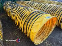 6m anti-slip tunnel, yellow with black binding - 2