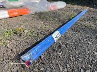 3 x thin training poles, blue - 3