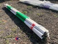 6 x 5ft jump poles, green - 2