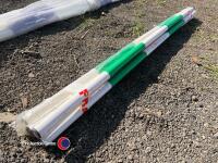 6 x 5ft jump poles, green - 3