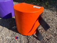 Orange soft back bump training aid