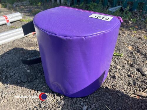 Purple soft back bump training aid